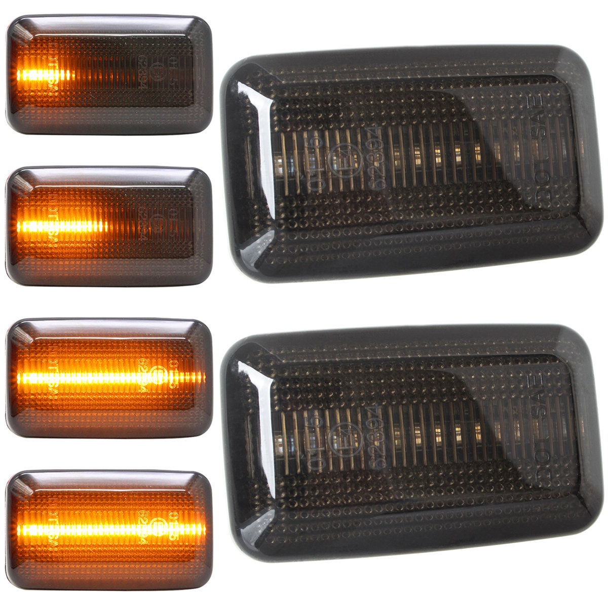 Audi 100 C3 80 B3 80 B4 A6 C4 kierunkowskaz boczny LED DYMIONY DYNAMICZNY 2 szt. KPL