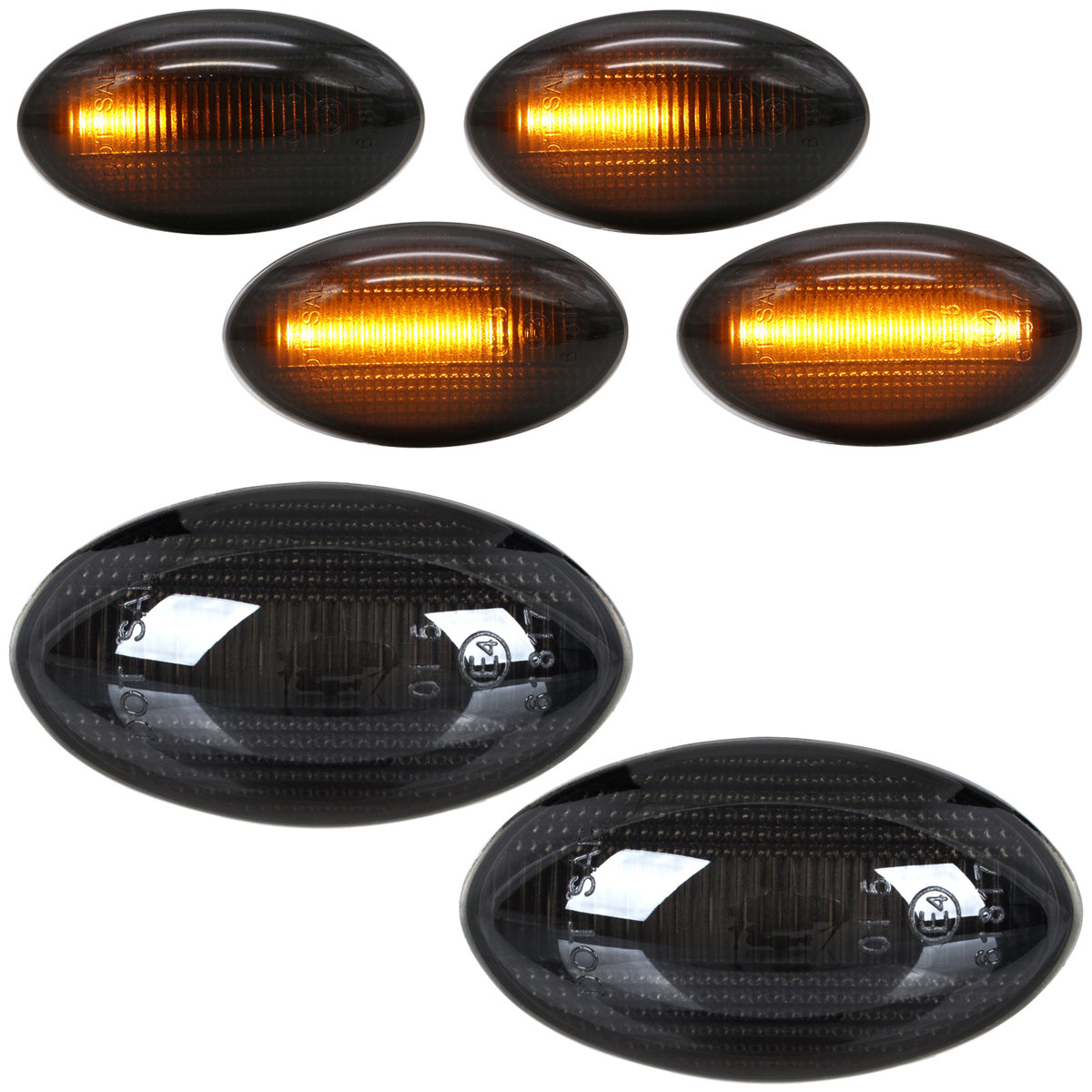 MINI R52 01-07 kierunkowskaz boczny LED DYMIONY DYNAMICZNY 2 szt. KPL