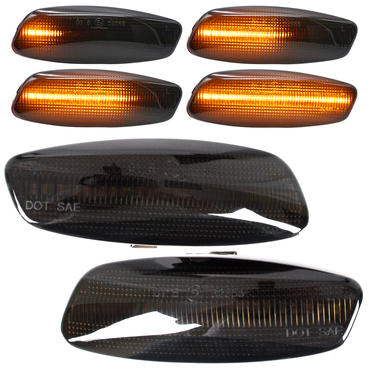 Peugeot 207 06-15 kierunkowskaz boczny LED DYMIONY DYNAMICZNY 2 szt. KPL