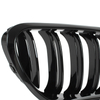 BMW 6 F06 F12 F13 10-18 atrapy między reflektory (nerki) lewa + prawa kpl. BLACK GLOSSY DOUBLE BAR